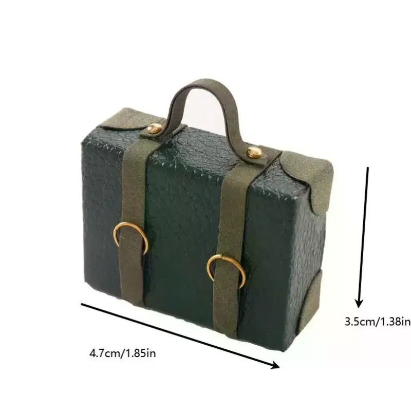 1:12 Puppenhaus Miniatur Aktentasche Koffer Modell Dekor Spielzeug Puppenhaus Zubehör