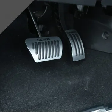 Reposapiés de estilo de coche, funda para Pedal de freno de Gas para Mitsubishi Lancer Outlander ASX Pajero Eclipse Grandis FORTIS Zinger