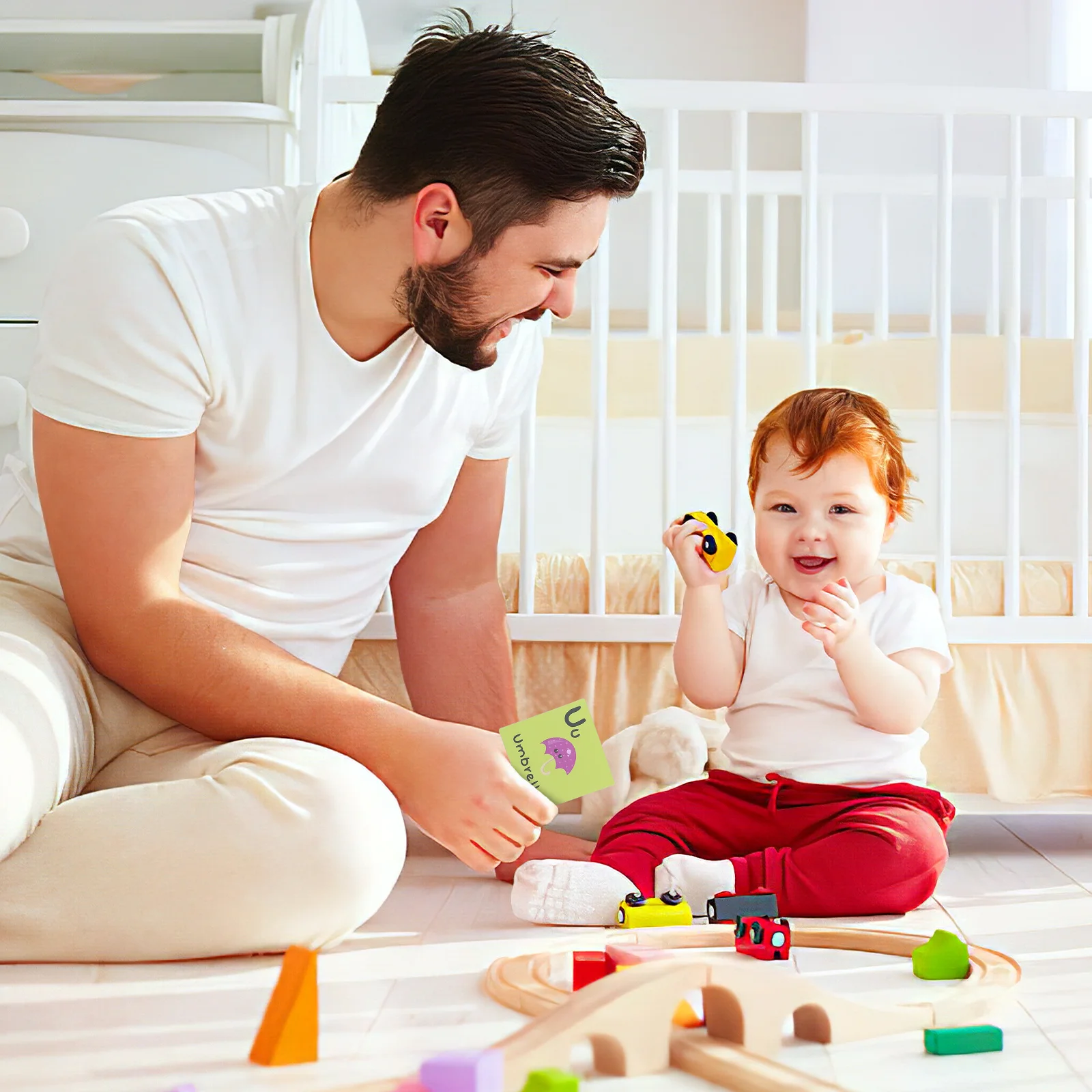 1 Zestaw Kart Edukacyjnych z Alfabetem Angielskim Gra Poznawcza dla Dzieci Przedszkolaków Wczesna Edukacja Rozwój Zabawka