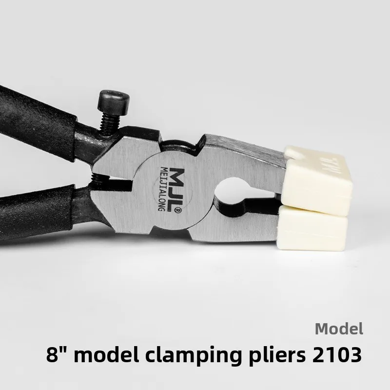 

New model clamping pliers with rubber sleeve Big Bankstar, eight-inch flat glass pliers with rubber sleeve