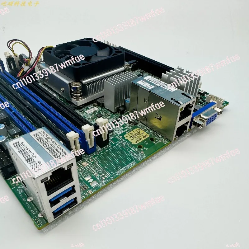 for X10SDV-4C-TLN2F Main Board NAS Synology ITX Server  D1521 Dual 10 Gigabit Port