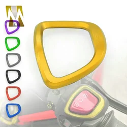 For Yamaha XMAX 250 300 400 2023 2024 Handlebar Light On-Off Switch Button Cover CNC Aluminum Trim 3M Adhesive Xmax300