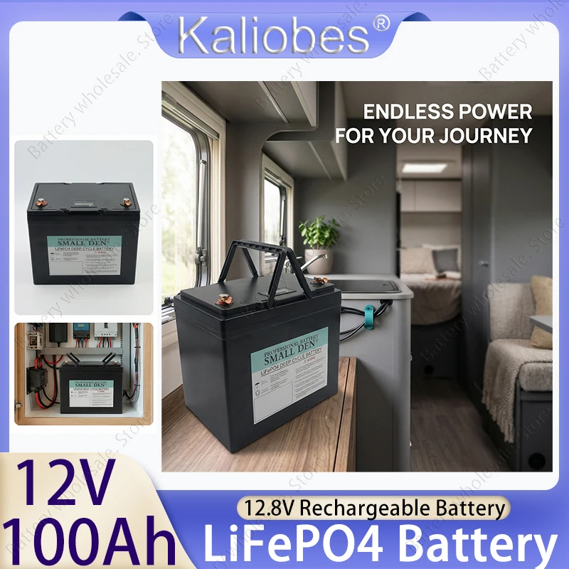 12V 12.8V 100AH 12V…