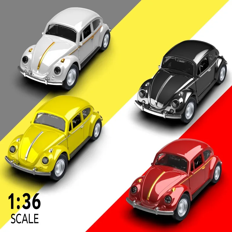 1/36 échelle moulé sous pression en métal retirer Action dérive voiture avant modèle de voiture jouet pour cadeau/enfants