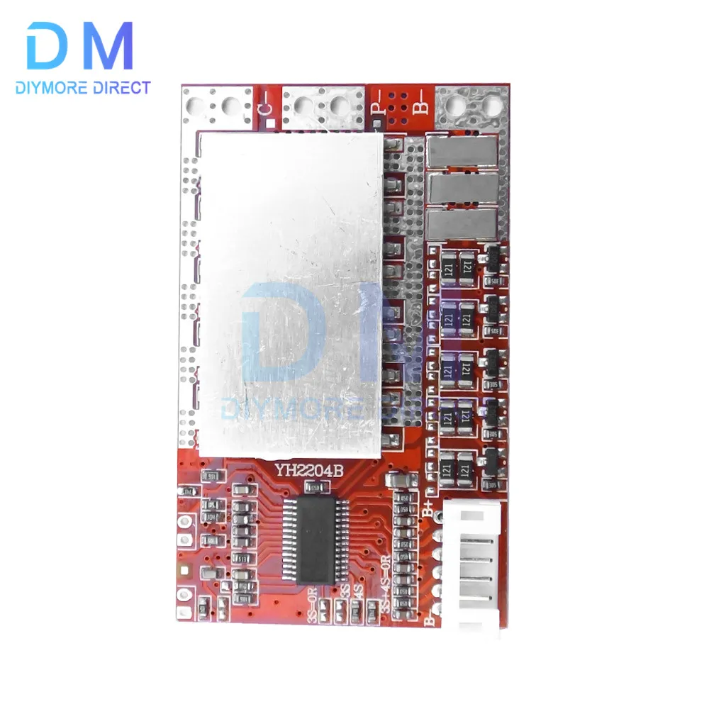 3S 5S 50A BMS Board 3.7V Lithium Battery Protection Board LiFePO4 Battery BMS Board With Balance