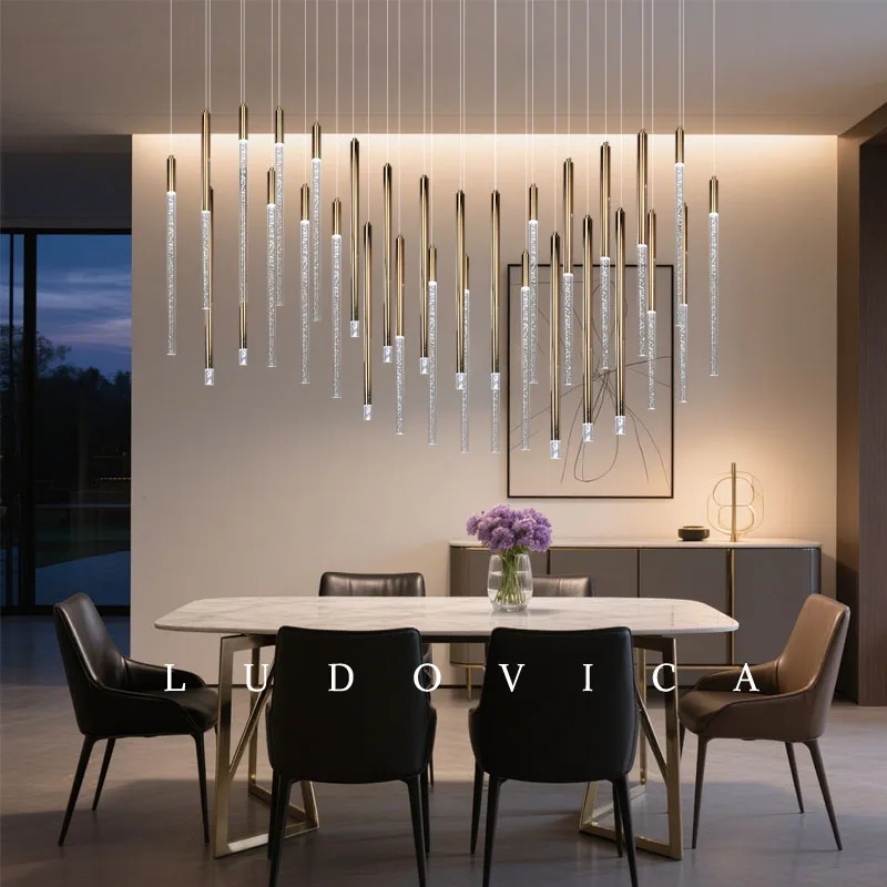 

Подвесная люстра над столом, акриловая люстра, подвесной светильник для обеденного стола, скандинавский подвесной светильник, освещение для кухонного острова
