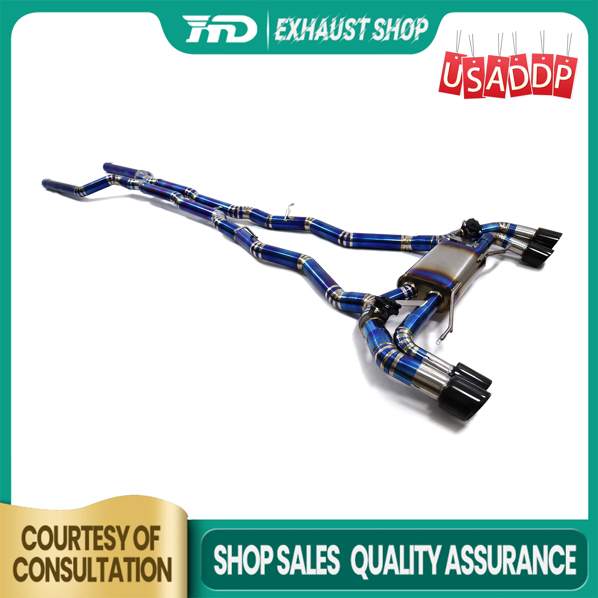 

Высокое качество Catback для BMW M5 F90, выхлопная система из титанового сплава, неразрушающая установка, автомобильные детали, электронный клапан HMD