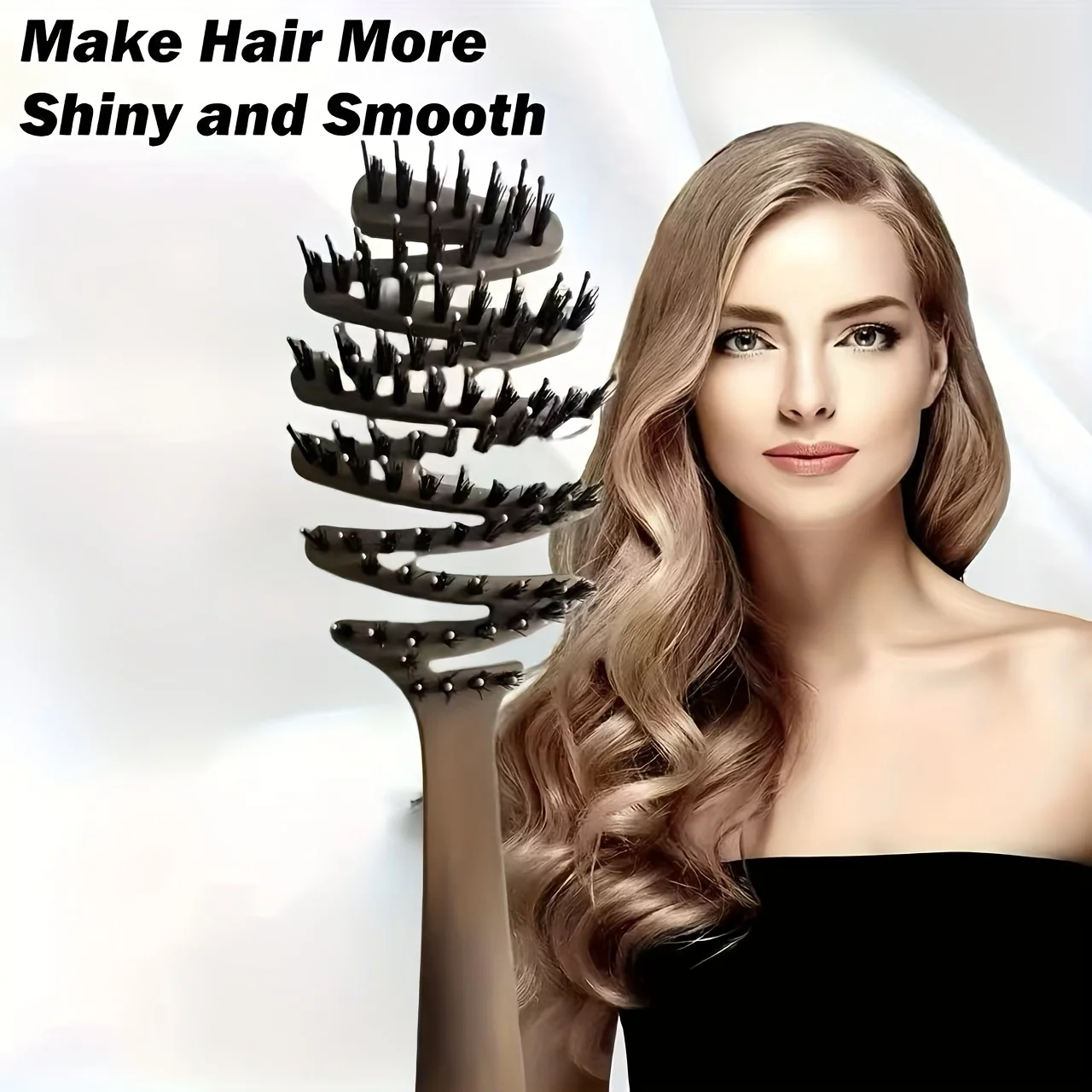 高品質の静電気防止頭皮マッサージ/ソフトブラシで、滑らかでボリュームのある髪を実現、あらゆる長髪タイプに適しています、人間工学に基づいたデザイン