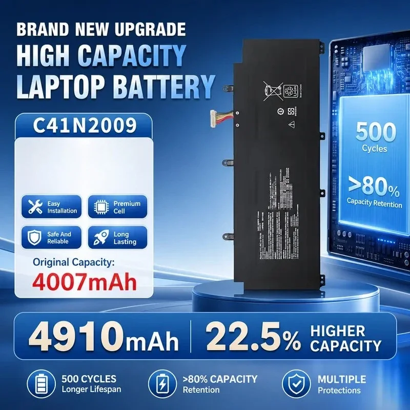 [NEW] C41N2009 Laptop Battery For ASUS ROG Magic 13 FlowX13 GV301R Q RE QE