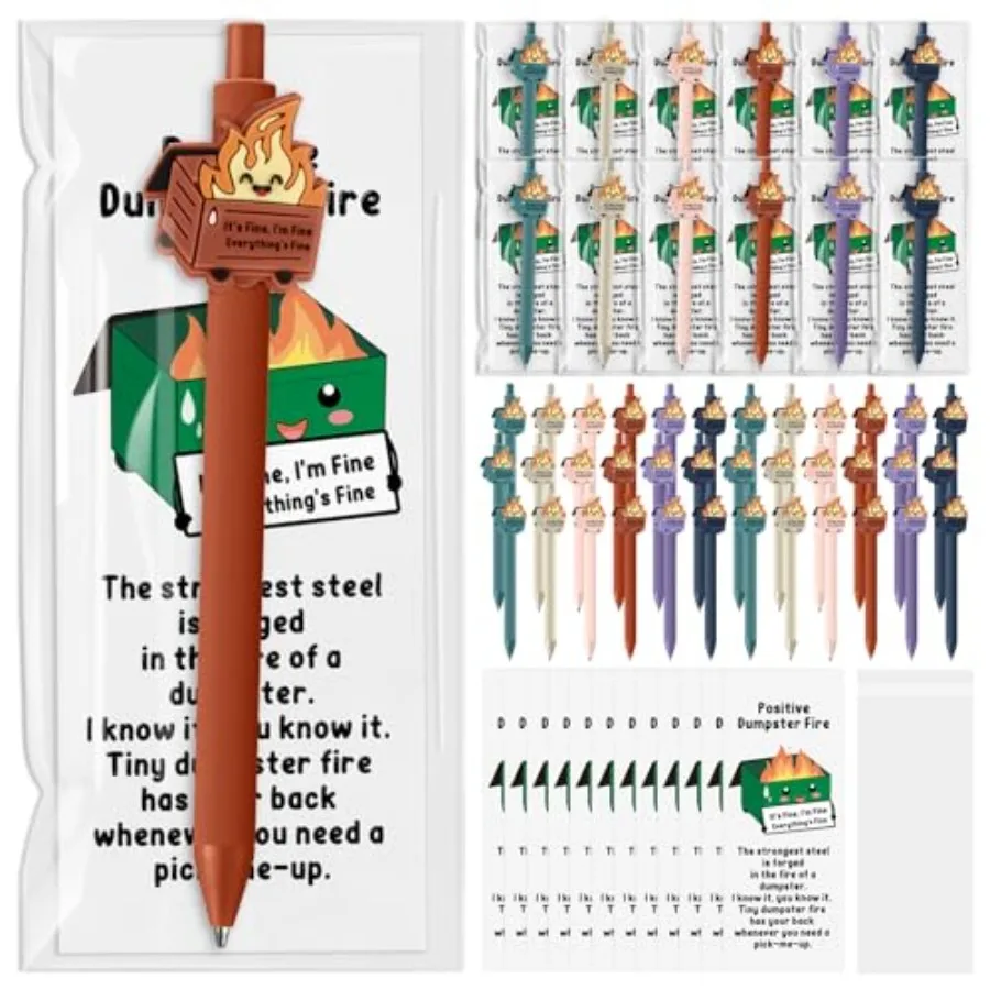 

Наборы подарков на тему «Пожар в мусорном баке»: забавные подарки для диспетчеров 911, шариковые ручки «Пожар в мусорном баке» и закладки для эмоциональной поддержки