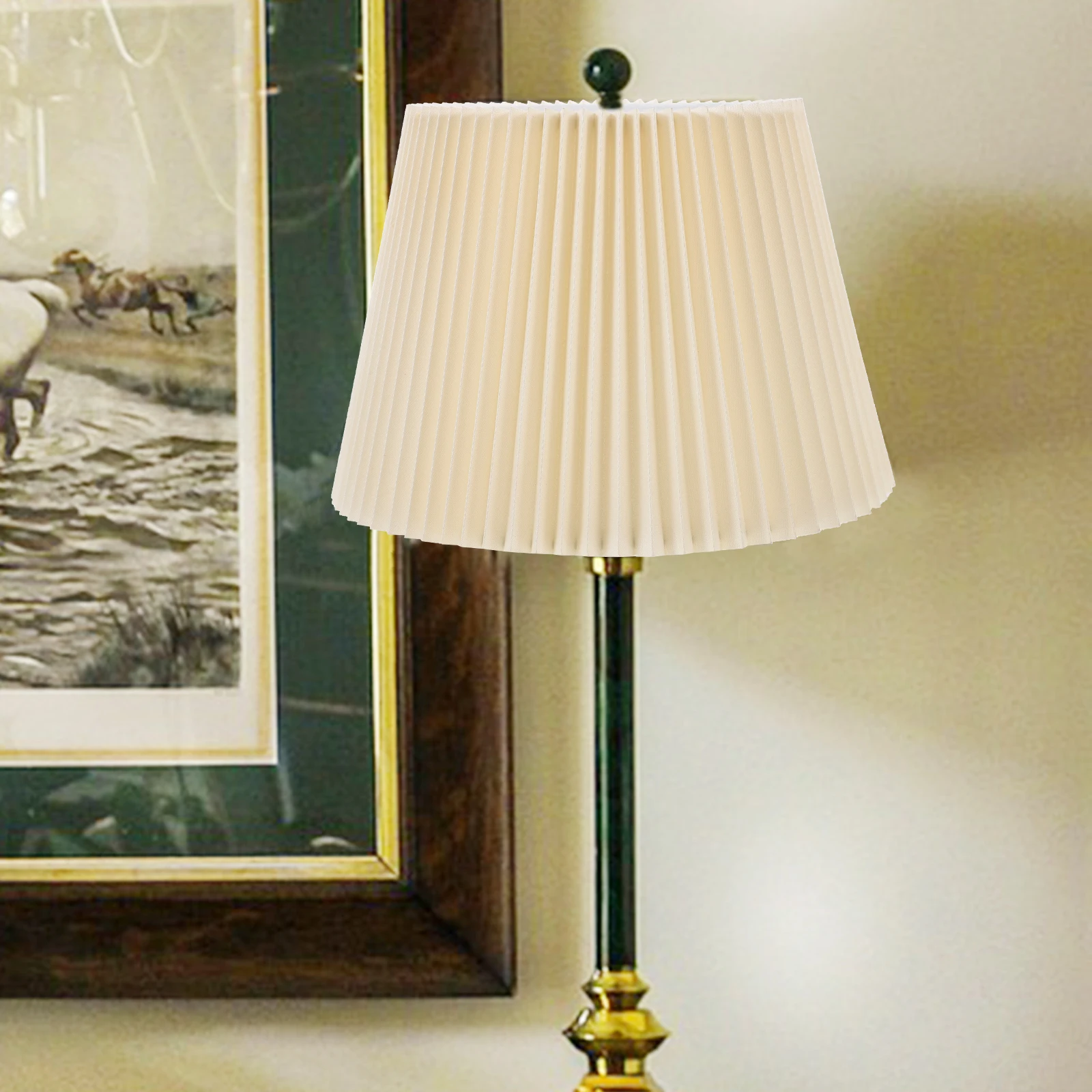 

Fabric Lampshade 160x230x160mm Cloth Light Cover Simple Sturdy Small Bedside Table Ceiling Lamp Shading Universal
