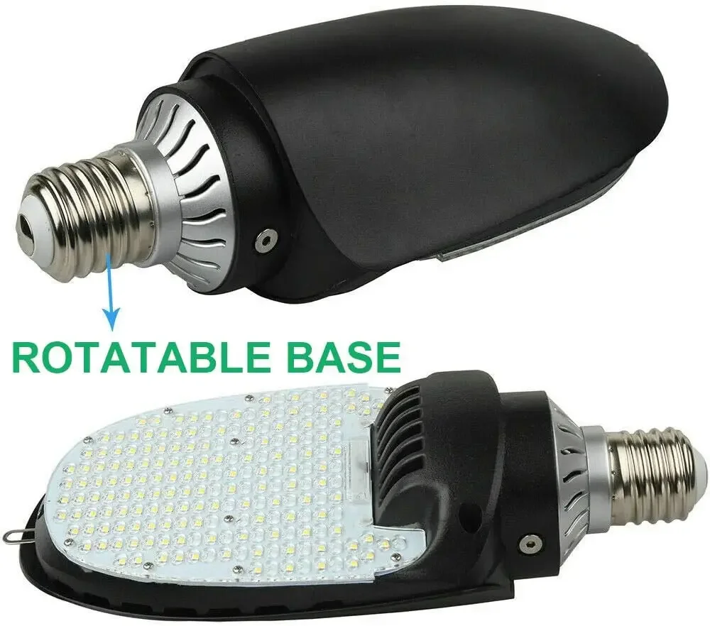 LED Shoebox Area Corn Light Bulb 30W/45W/60W Power Selectable LED Retrofit Kits 5000K E39 E26 Rotatable Mogul LED Commercial