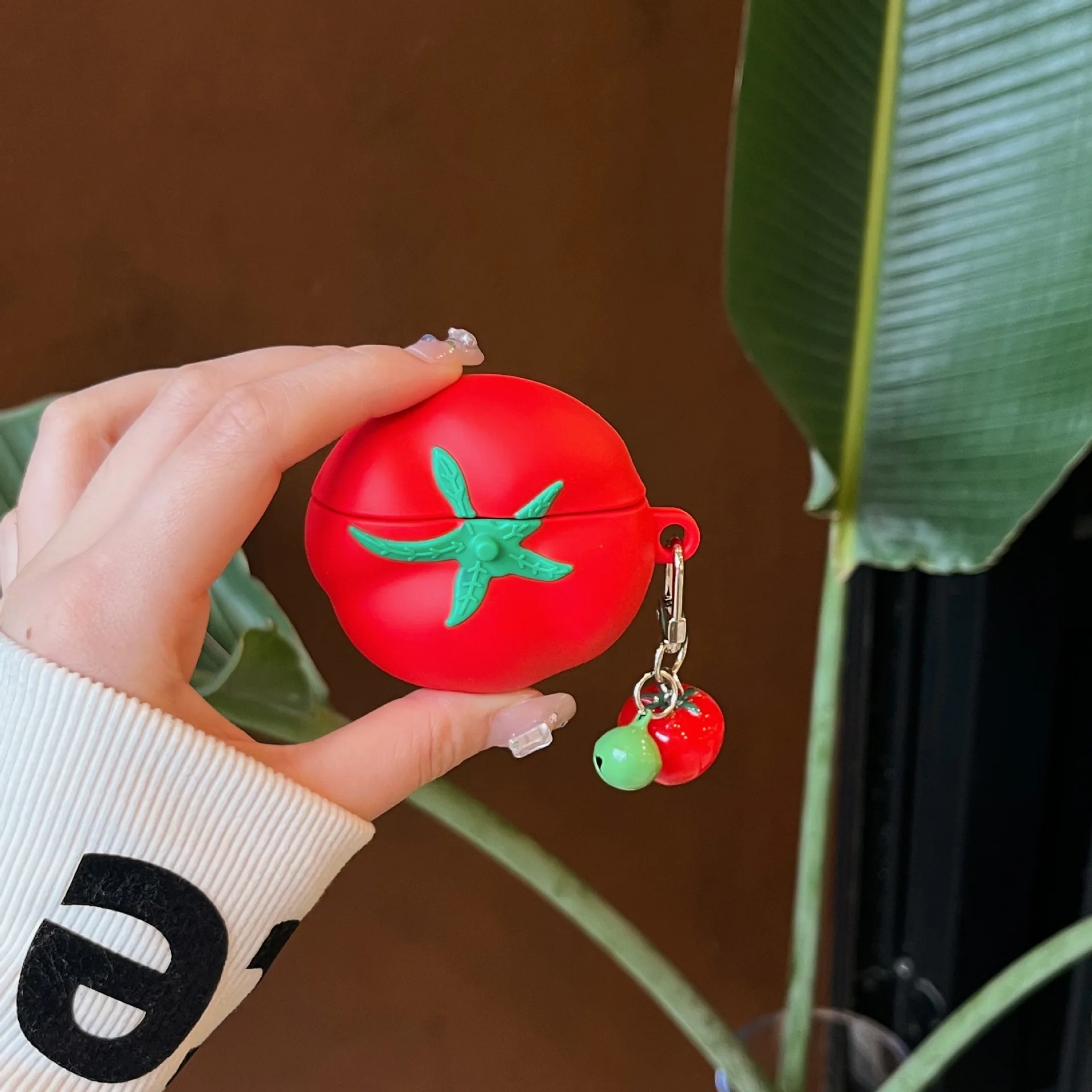 

Чехол для Airpods Pro 3, силиконовый защитный чехол для наушников 3D Tomato Food для Airpods 4 3 2 1/Airpods Pro 2, детский чехол