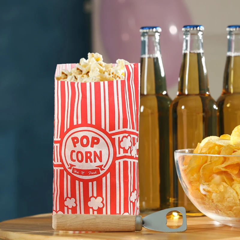 10/50Pcs Popcorn Taschen Verpackung Eimer Snack Leckereien Container Hochzeit Geburtstag Party Film Nacht Liefert Karneval Lebensmittel Tasche box – Detail 3