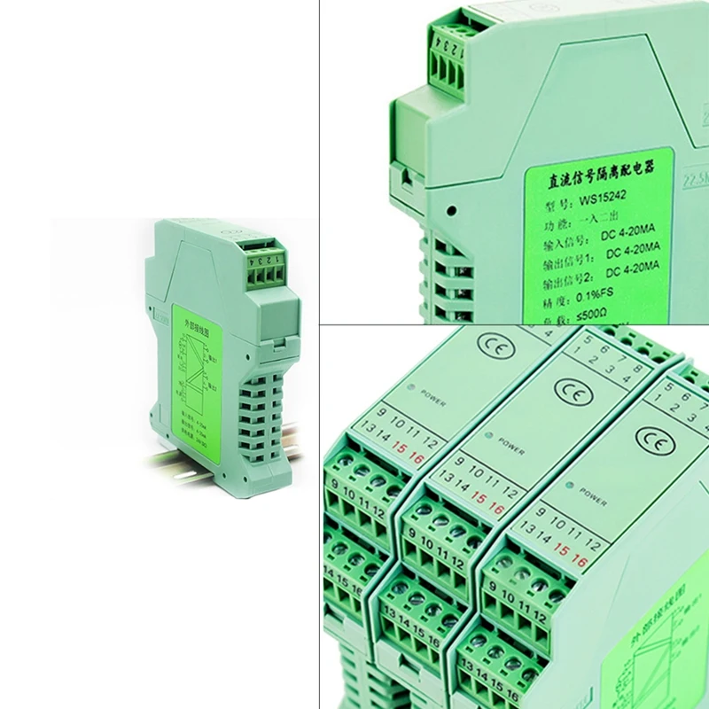 Signal Isolation Transmitter Current, Voltage Transmitter Multiple Input, Multiple Output 4-20MA,0-10V