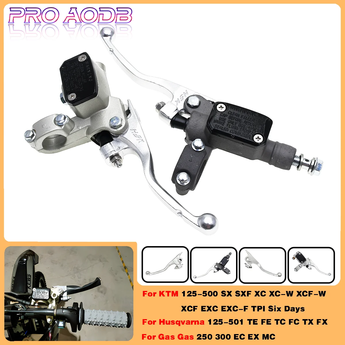 

For KTM 300EXC EXC EXCF EXC300 Husqvarna Gas Gas Motorcycle Motocross Dirt bike ATV Hydraulic Clutch Brake Pump Master Cylinder