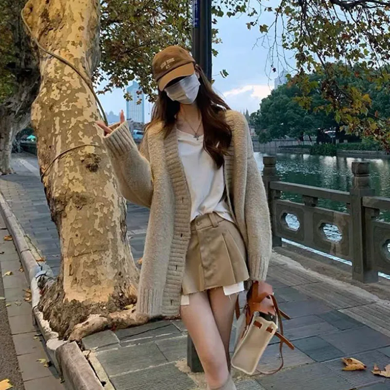 New Turtleneck Clothes Casual Autumn Winter Woman Tops Outerwear Long Sleeve Sweaters Cardigan Jumper Knitted Sweater Women