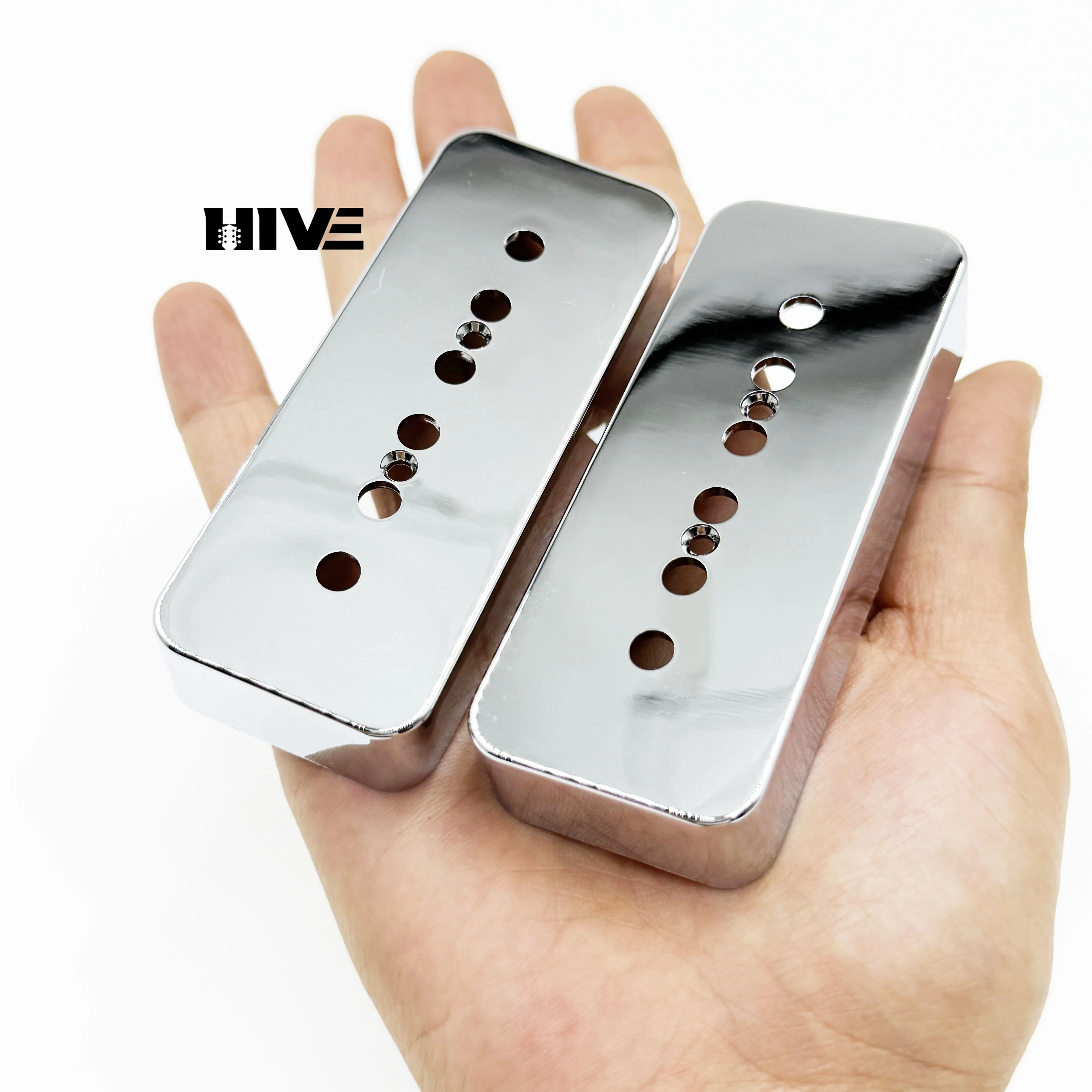 2Pcs/Set Retro P90 Guitar Pickup Cover Noise-Proof Pickup Cover 50/52MM P90 Electric Guitar Pickup Housing