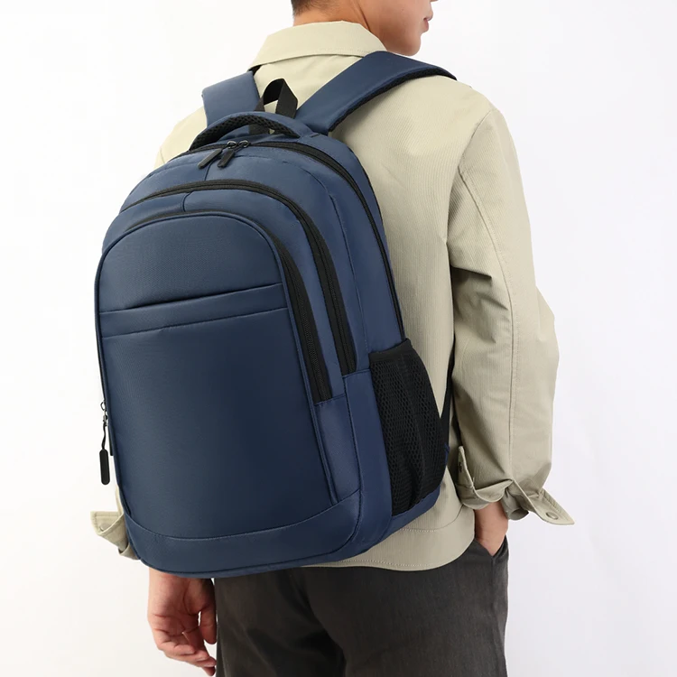 Large-capacity backpack - laptop bag, featuring a 15.6-inch tablet pocket and zippered pockets - utilizing anti-fading technolog