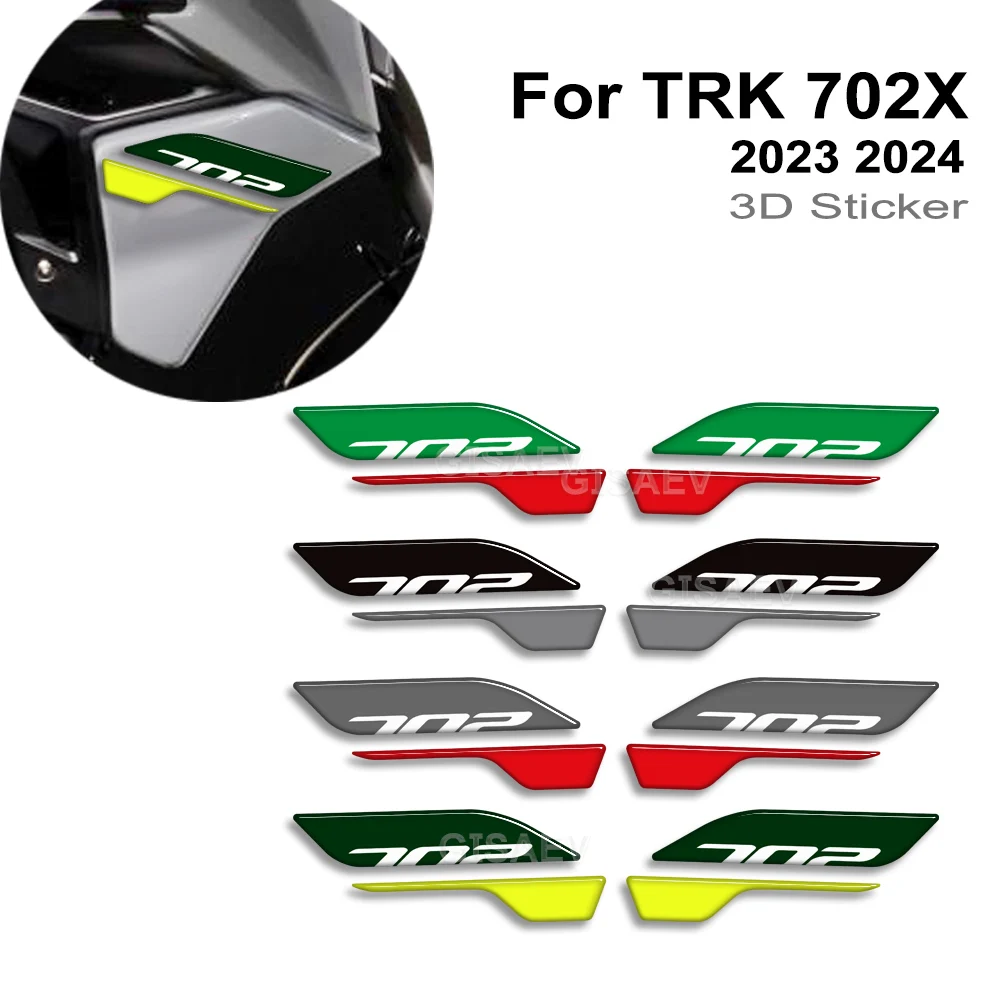 2023 2024 오토바이 보호대 탱크 패드 사이드 연료 오일 키트, 무릎 스티커 데칼, Benelli TRK 702 X 702X 어드벤처 액세서리