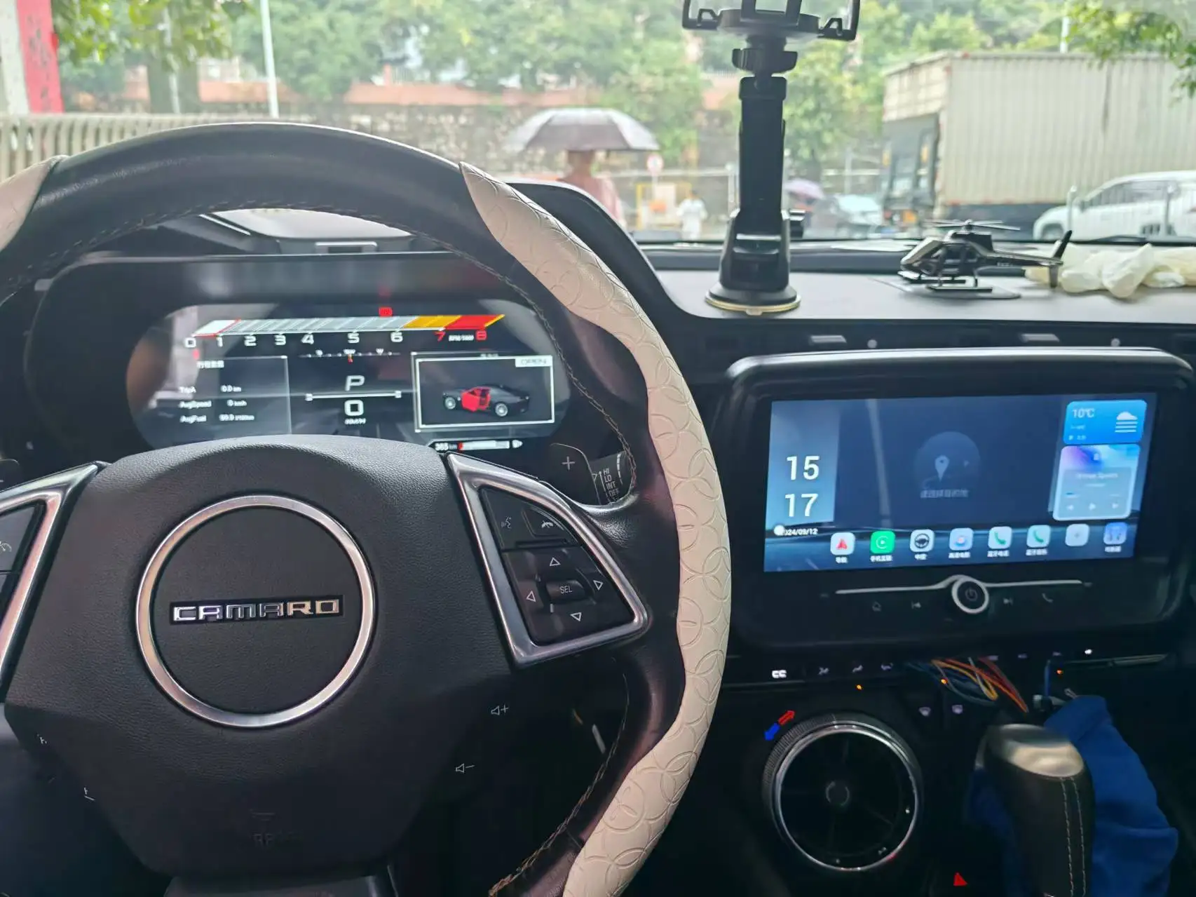Cluster Digital Mobil LCD untuk Chevrolet Camaro 2016 -2023 Panel Instrumen Dasbor Speedometer Unit Kepala Panel Layar Meter Otomatis