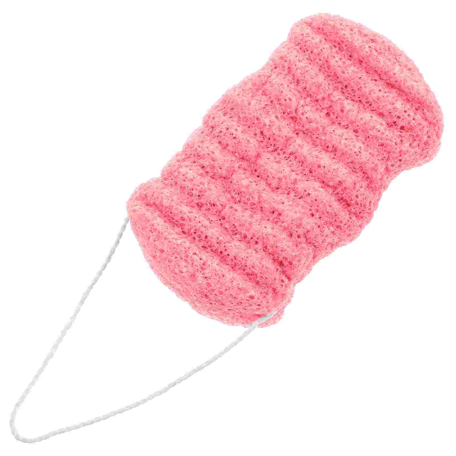 

Bath Brush And Exfoliating Scrubber Soft Sponge Foam Loofah For Deep Cleansing Shower Body Brush For Bathroom And Pool Use Red