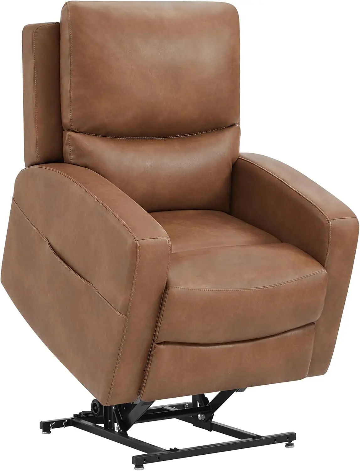 Electric Power Lift Recliner Chair for Elderly with Massage and Heat, Faux Leather Recliner Chair for Adults