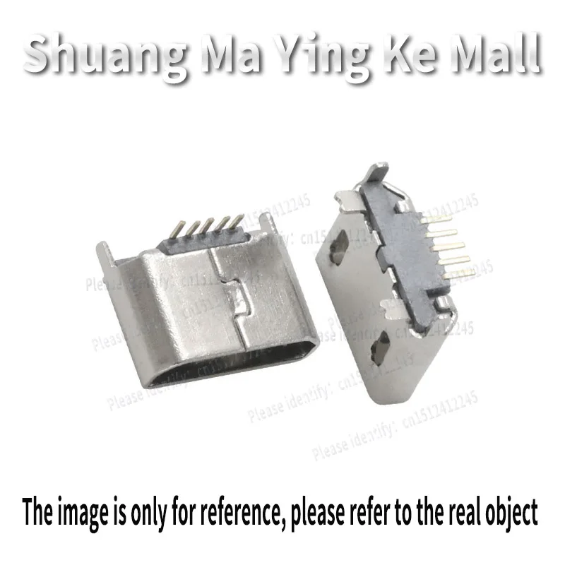 Conector MICRO USB MK5PIN, Conector de Puerto hembra, Conector de datos para teléfono Android, TYPE-B, SMD DIP