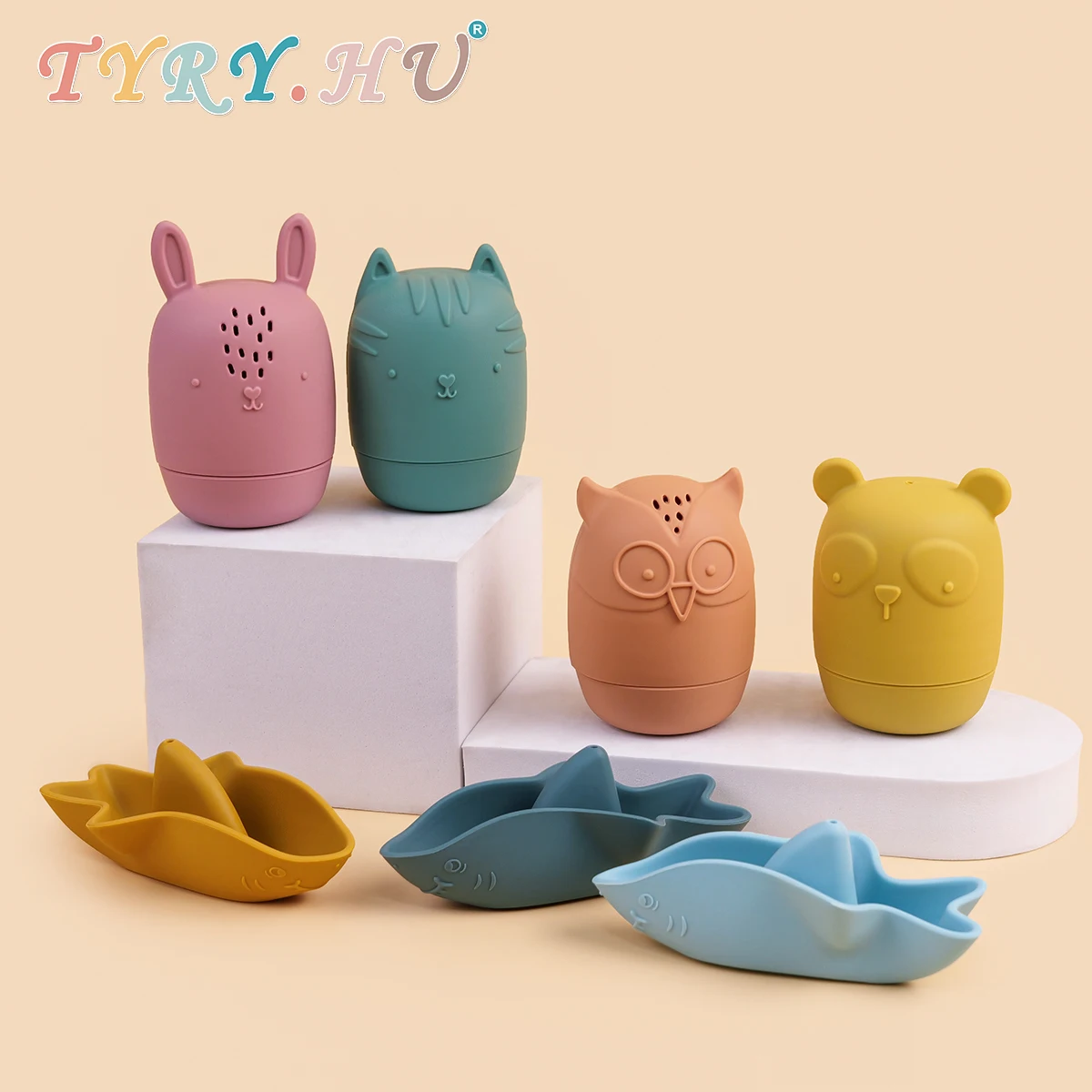

Montessori bath toys, sensory integration training, floating blocks, mold proof silicone water play teaching aids for ages 1-6