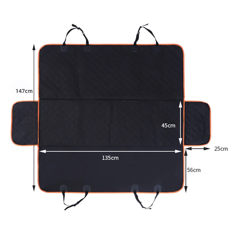 방수 애완견 카시트 커버, 여행용 캐리어 해먹, 뒷좌석 보호 매트, 안전 캐리어, 개 안전 패드