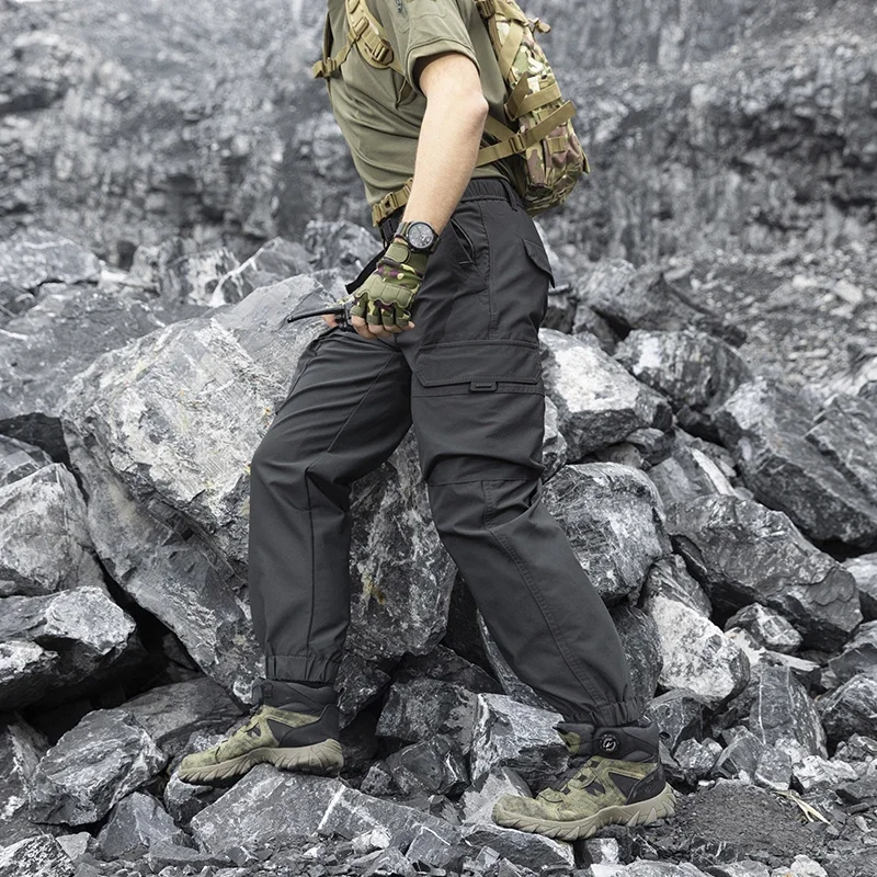 

Summer Casual Lightweight Army Military Breathable Men Long Trousers with Multiple Pockets for Outdoor Hiking And Workout 7755