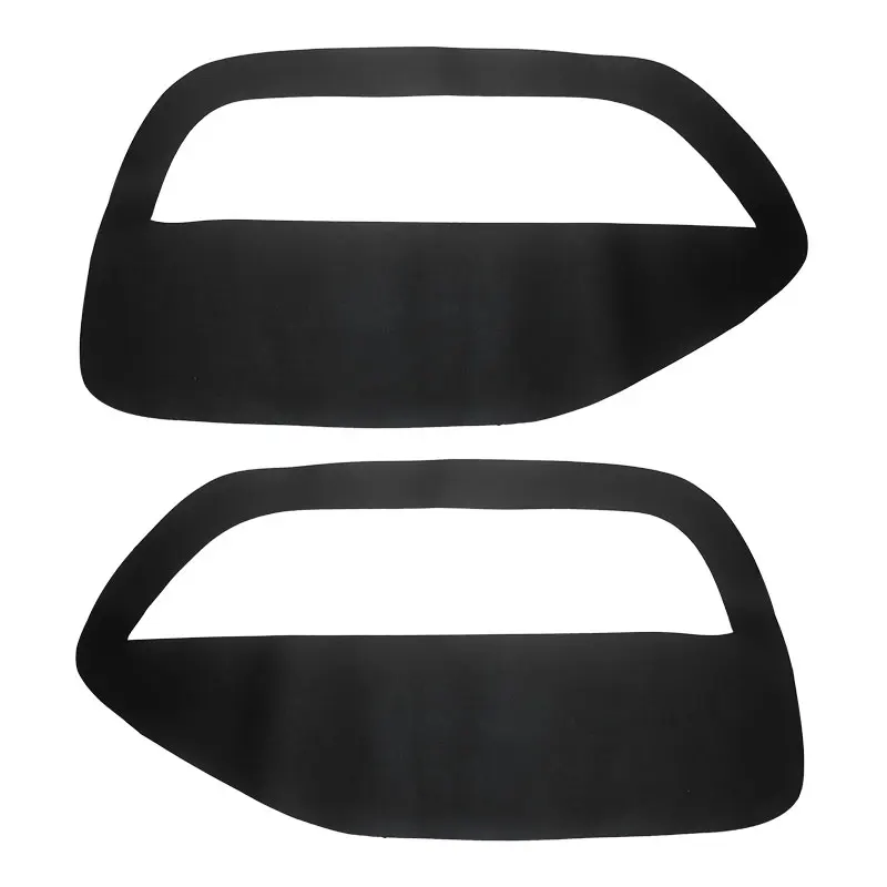 2pcs For Ford Mustang 2005 2006 2007 2008 2009 Car Front Door Handle Armrest Panel Microfiber Leather Cover Interior Trim