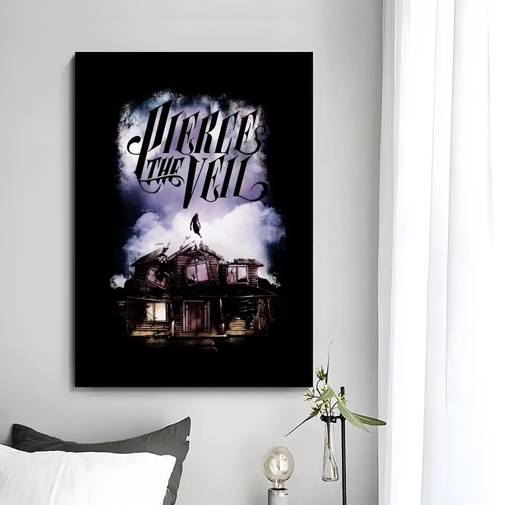 Wandkunst der Emo-Rockband P-Pierce The Veil, Poster, Wandkunstdruck, dekoratives Wandbild, Heimdekoration, Geschenk, ungerahmt – Detail 21