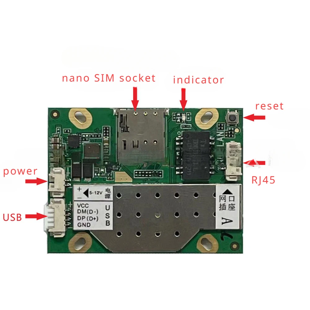 4G To WIFI Module 4G Module To Network Port Security Monitoring 4G Full Network Connectivity WiFi Router Module