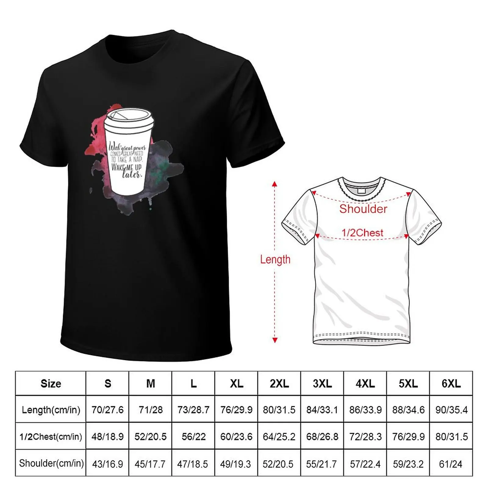 With great power... [Percy Jackson] T-Shirt Simple Print Design T-Shirt