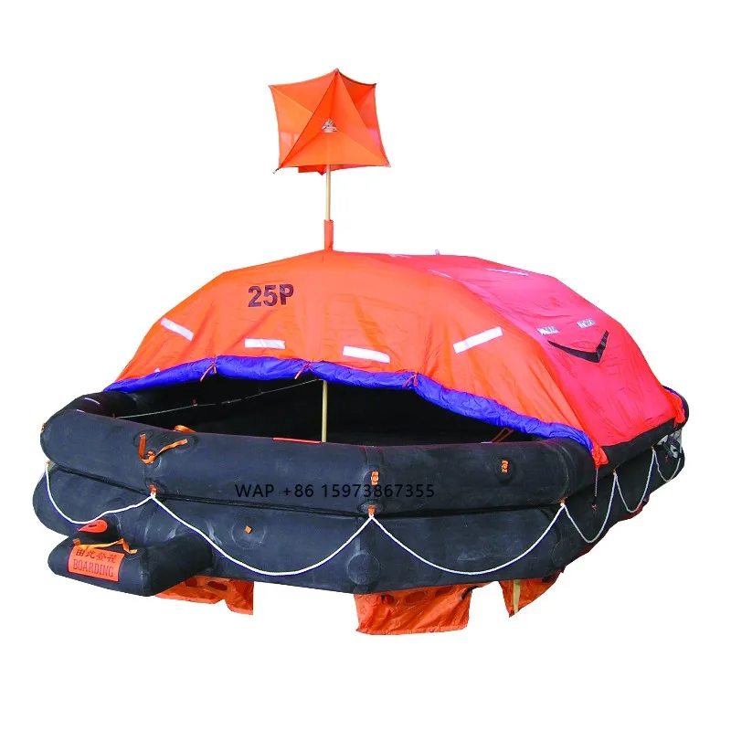 Manufacture of Offshore SOLAS CCS Inflatable Life Rafts Ocean Sailing Emergency Equipment for Sale