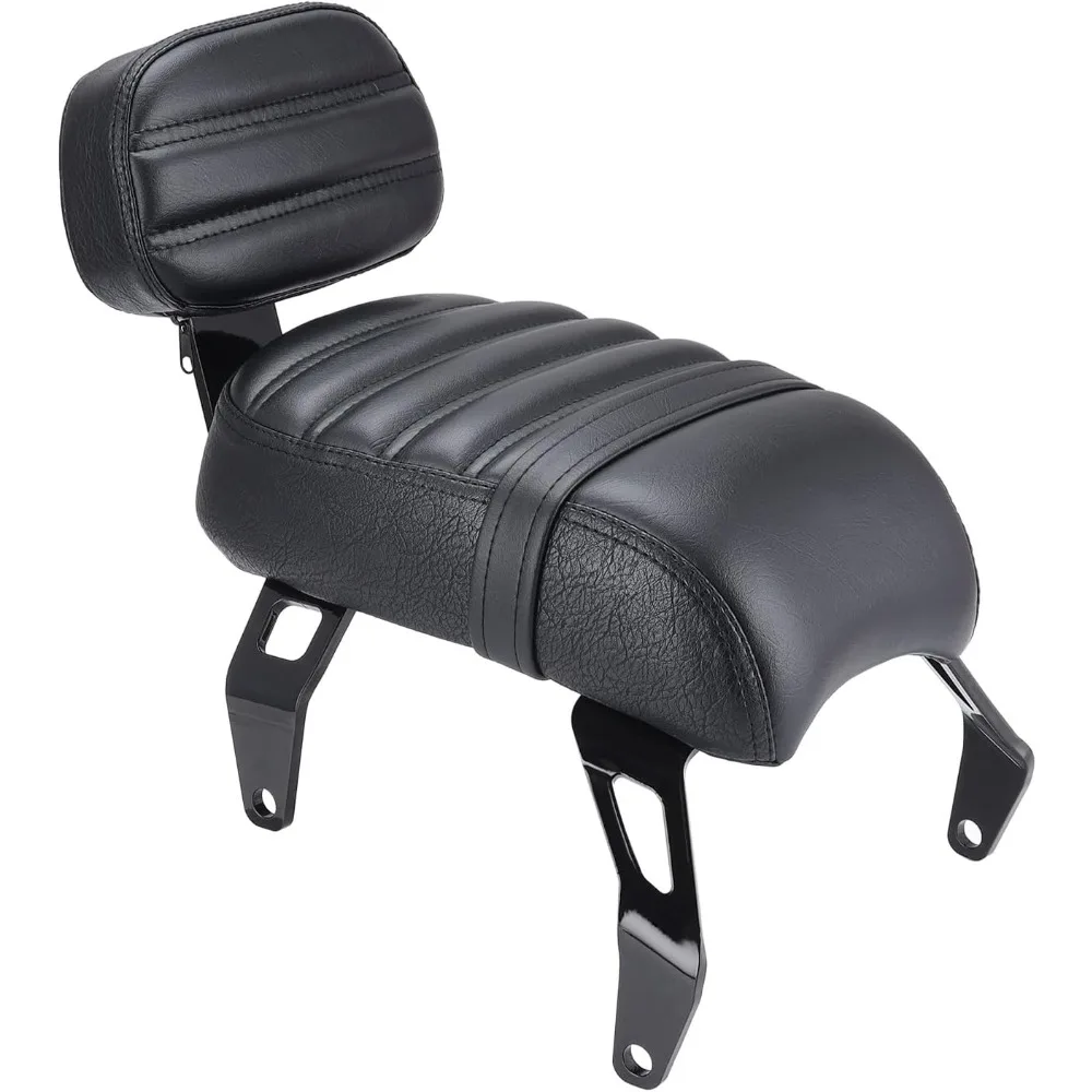 مقعد الركاب متوافق مع مقعد الركاب الكشفي الهندي لـ Bobber 2018-2024 استبدال مقعد OEM رقم: 2882853-VBA (أسود) #3