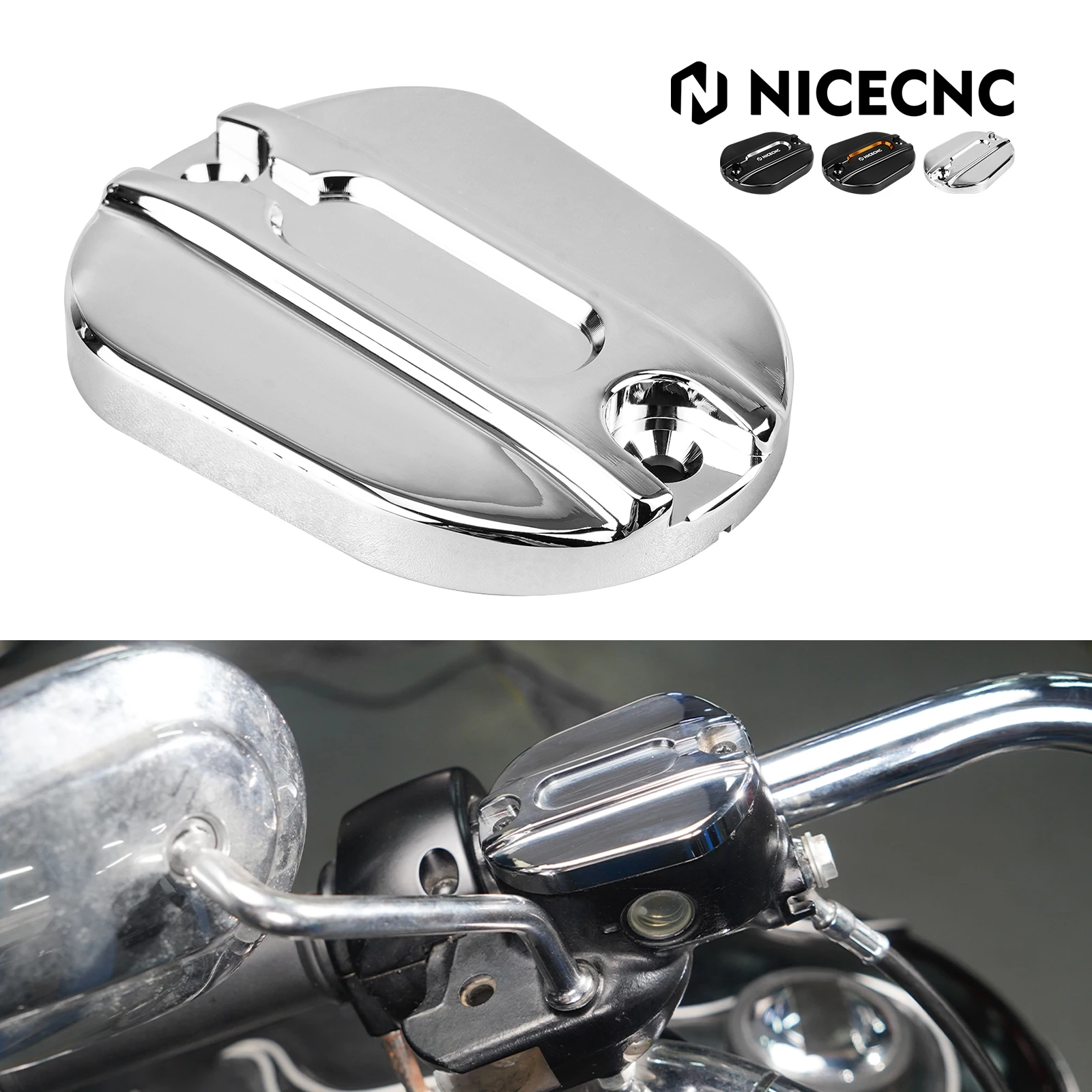 

Brake Master Cylinder Lid Cover for Harley Sportster 1200 883 Iron XL883N XL1200NS Superlow XL1200T 48 XL1200X XL1200CX XL1200C