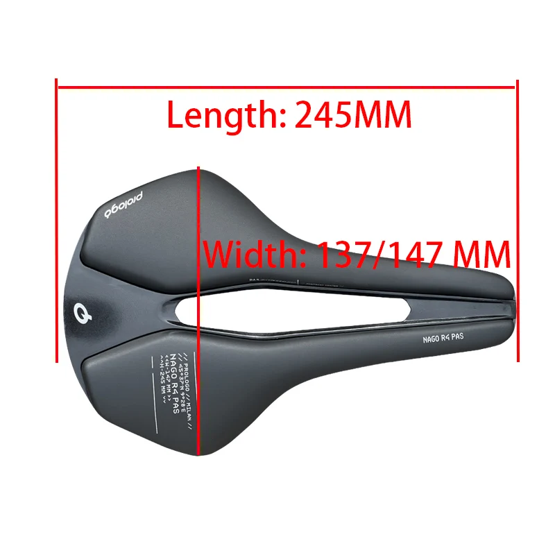 Prologo Dimension NDR 245x143mm Kurzer MTB-Sattel, NDR Schaumstoff Komfortabler XC Mountainbike-Sitz, 143mm Breite Weicher Schaumstoff Stahlschiene – Detail 5