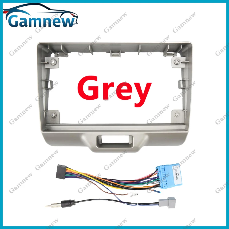 9 Inch Car Frame Fascia Adapter Android Radio Dash Fitting Black Panel Kit For Suzuki Every 2015+