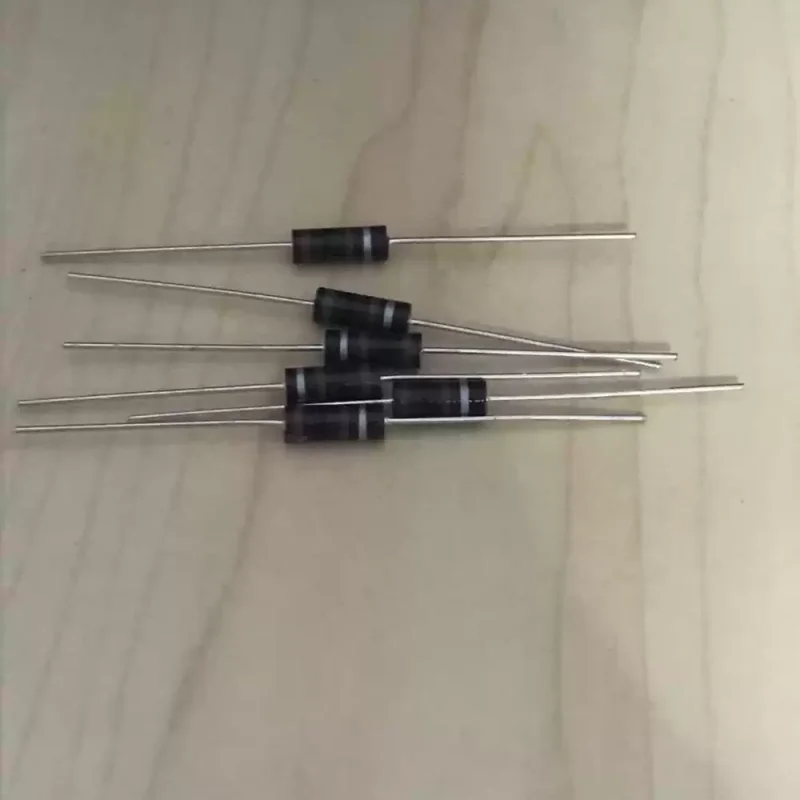 30-100pcs Solid core resistor AB color ring resistor Carbon resistor 1/2W 0.5W 100R 100 ohms