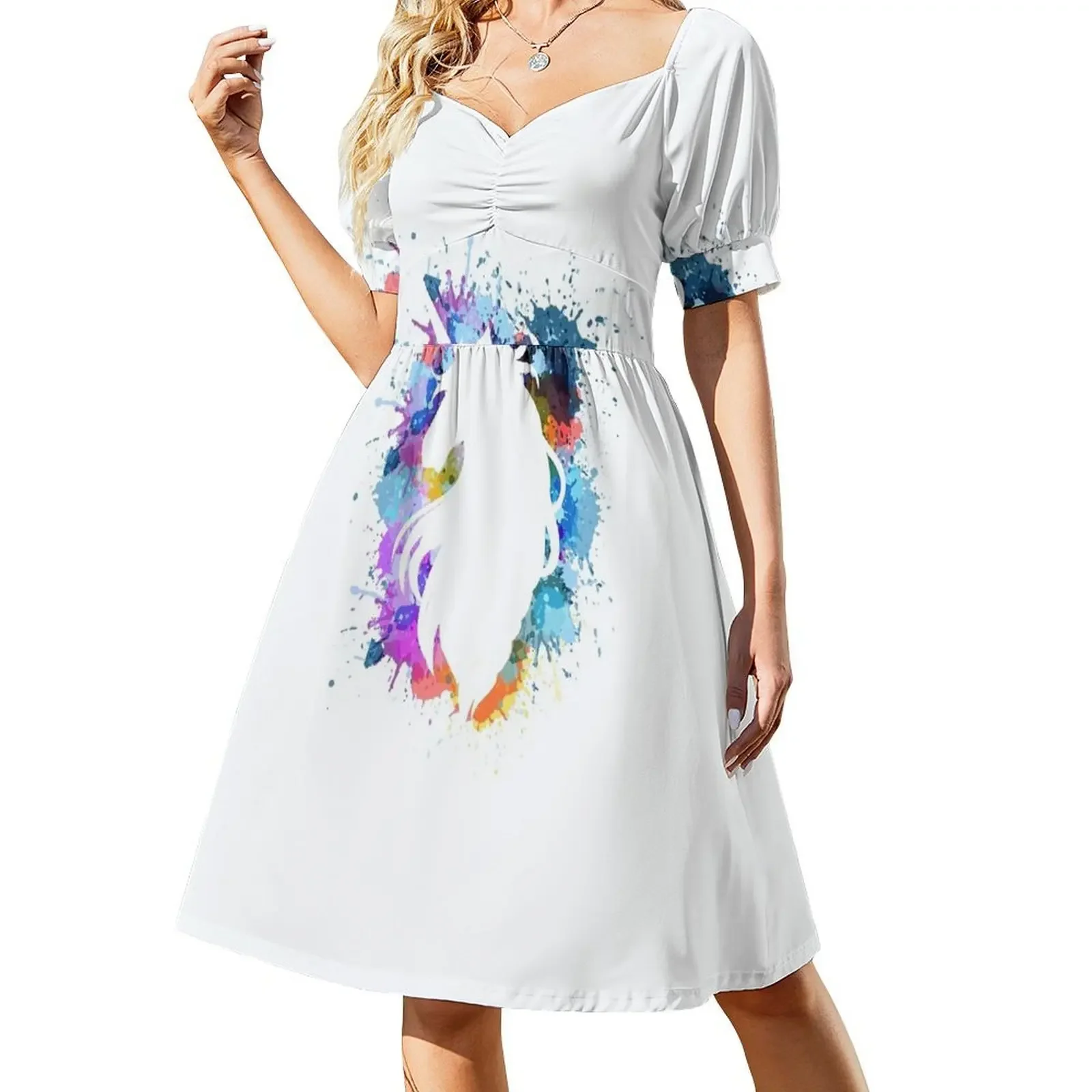 

Splatter Unicorn Sleeveless Dress Women's long dress ladies dresses for women 2025 dresses for special events Dress