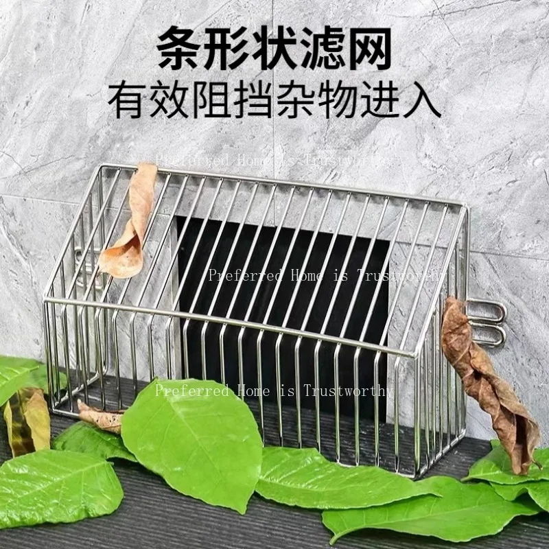 

Rooftop Side Wall Water Grid Stainless Steel Filter Screen Anti Blocking Cover Anti Rodent Roof Balcony Floor Drain Side Drain