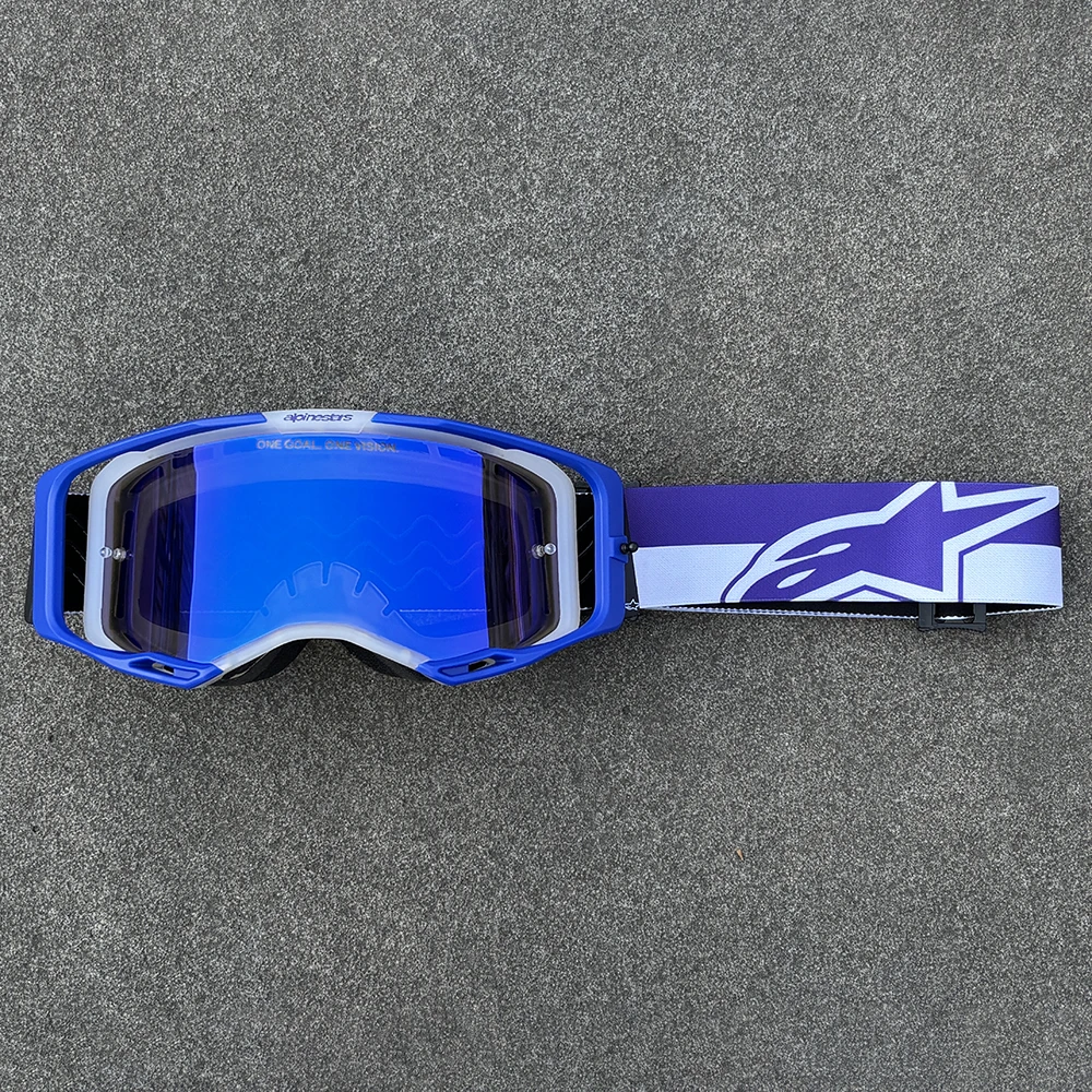 Neueste Motorradbrille mit HD-Gläsern, Winddichte Sportbrille für Motocross, MTB, ATV, Radsport, Rennen, Offroad, UV400-Schutz Sonnenbrille – Detail 10