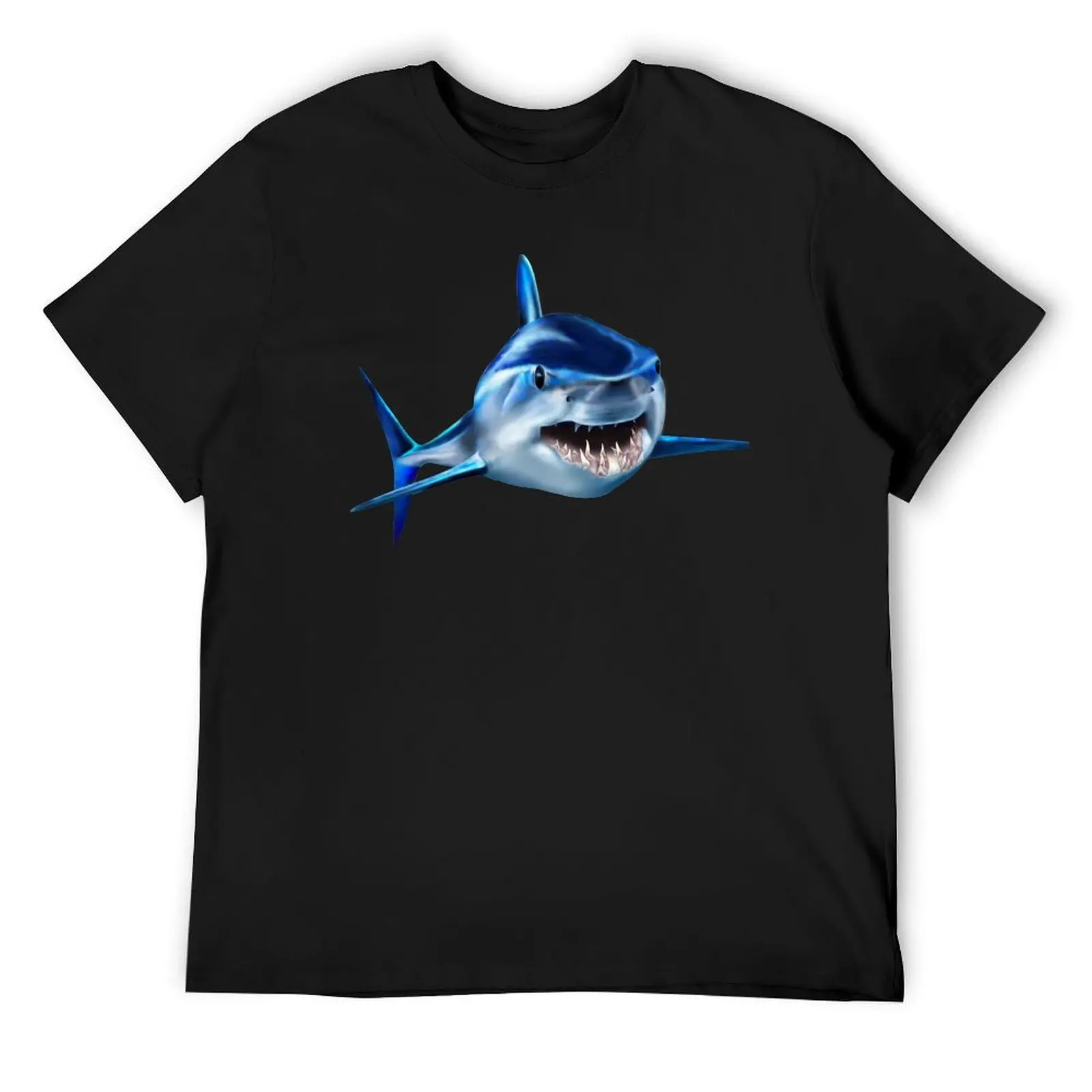 Mako Shark Smile T-Shirt new edition plus size clothes mens white t shirts