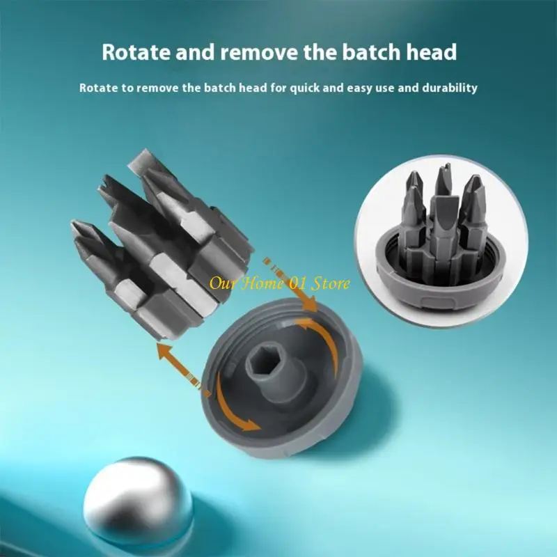 M4YC 12Piece Effective Ratcheting Screwdriver Set with Bit Holders and High Torques Design for Professional Use