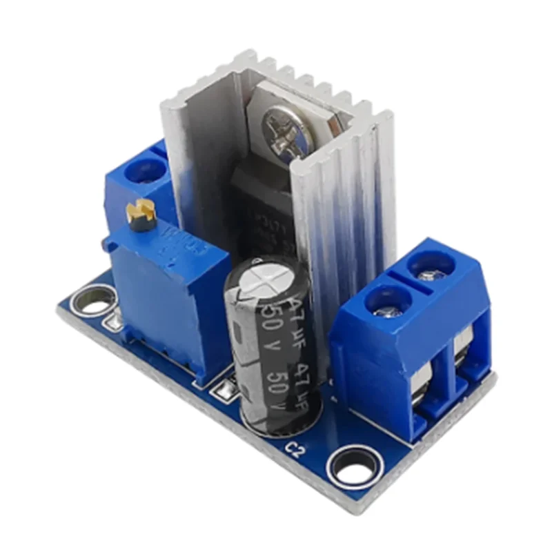 Ajustável Step Down Power Supply Module, regulador de tensão linear, DC-DC Converter, Buck Module, LM317