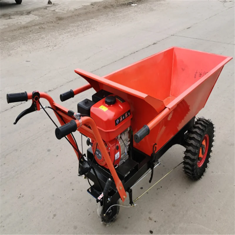 Chinese Machine Micro Tracked Crawler Dumper Loader Mini Transporter 6.5HP Motor Tipper