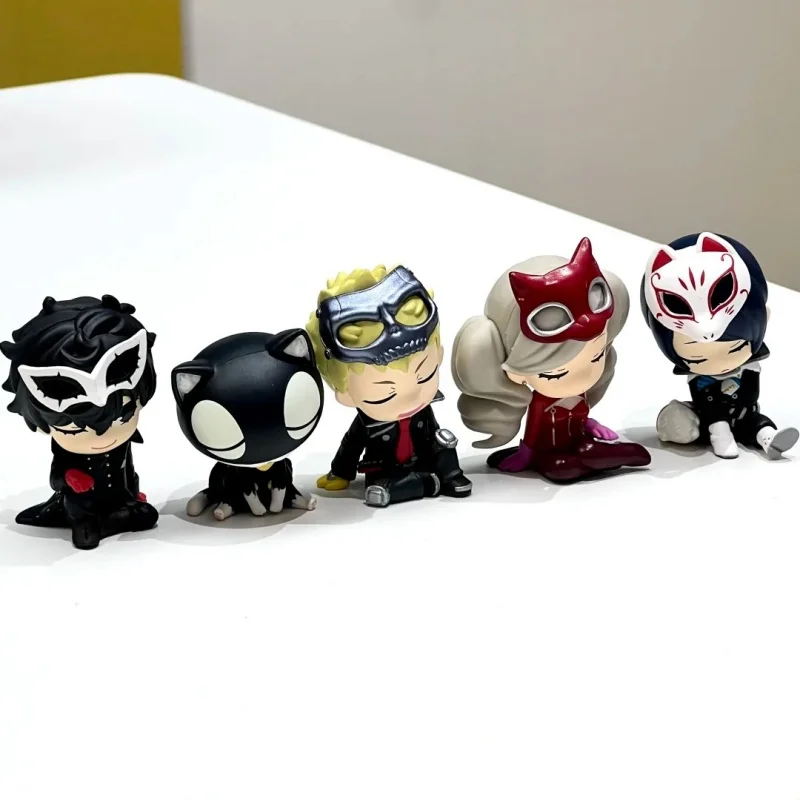 New Original Persona P5 Shoulder To Shoulder Akechi Goro Sakura Futaba Charm Collection Ornament Action Figure Model Toy Stock