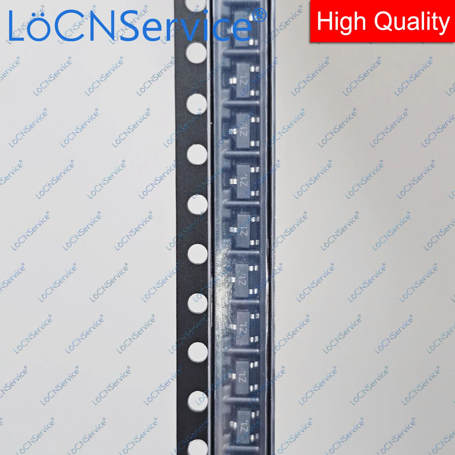 LoCNService 3000 قطعة SOT23 BZX84C18 BZX84C20 BZX84C22 BZX84C24 BZX84C27 BZX84C30 BZX84C زينر الثنائيات عالية الجودة